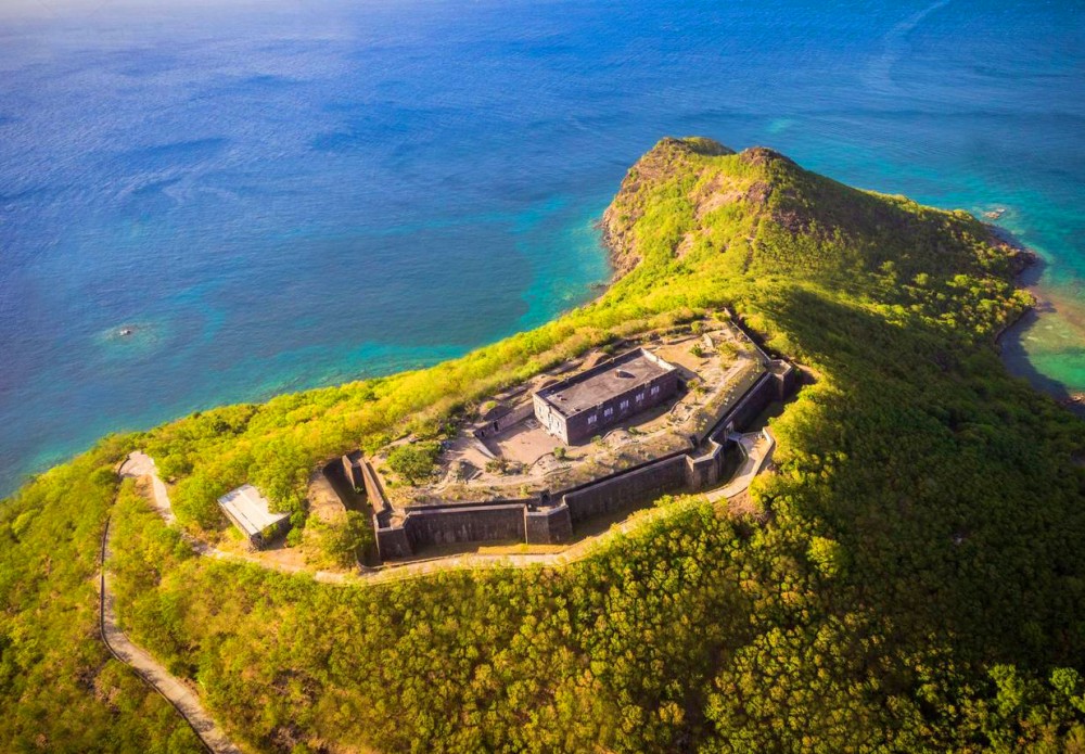 Fort Napoleon, on the Morne Mire at Saintes islands